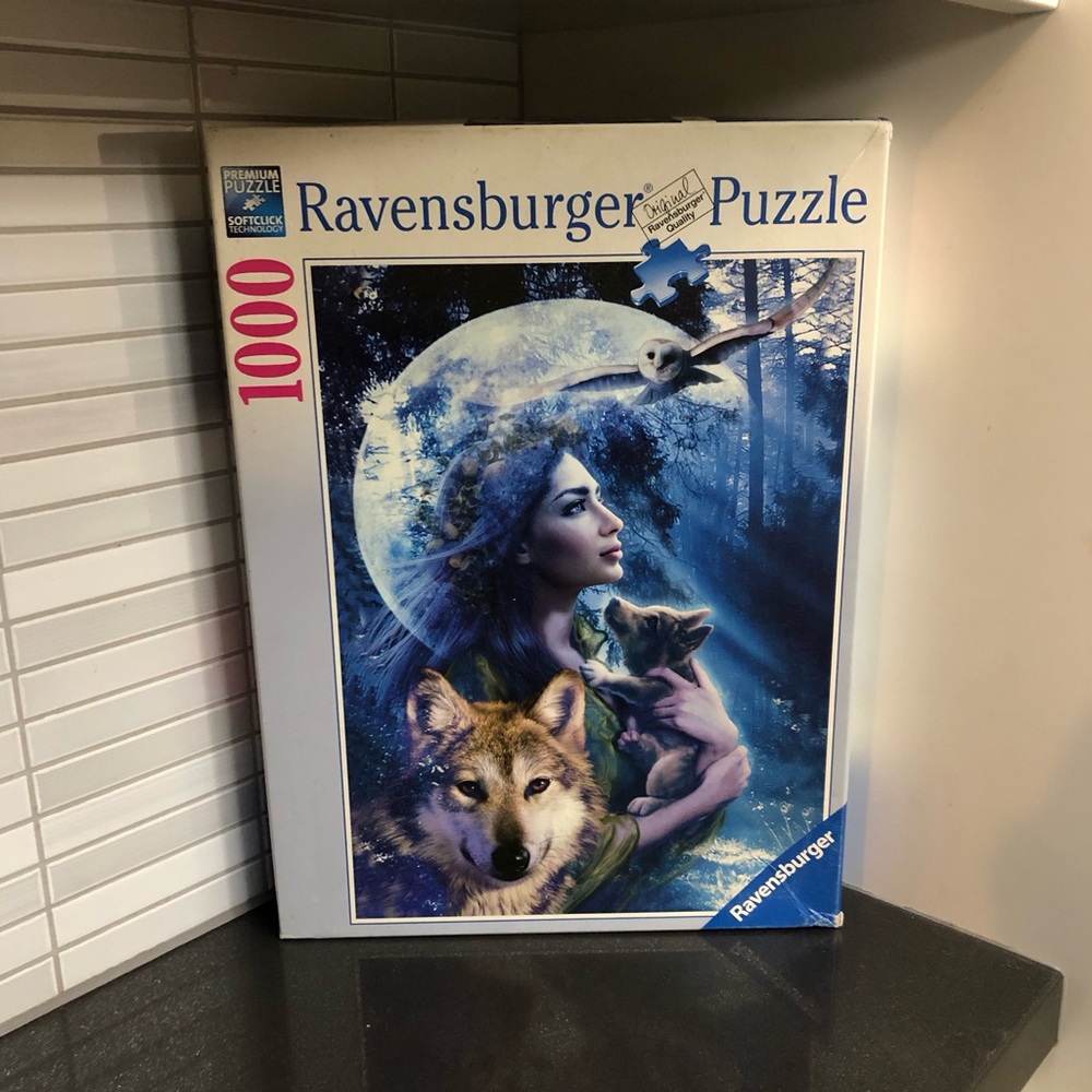 Ravensburger Goddess of the Wolves 1000 piece puzzle